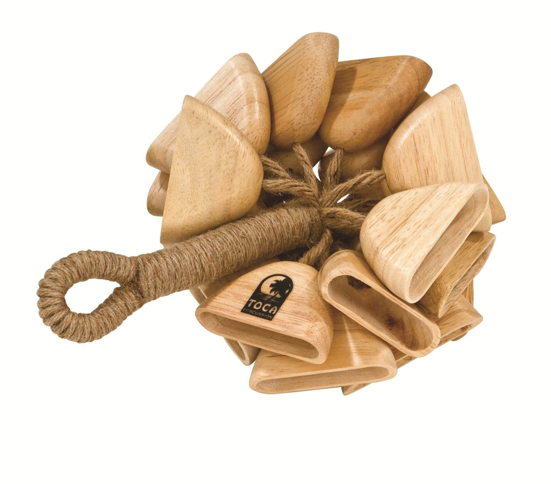 Toca Sound effects Hochet en bois avec poignée (T-WRH)