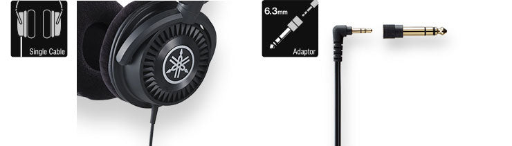 Yamaha HPH-150B headphones (Black)