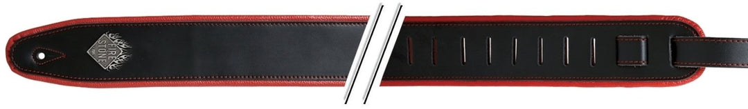 GEWA sangles de Guitares F&S Comfort - Black/Red