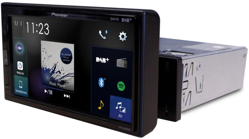 Pioneer SPH-EVO62DAB-Uni Autoradio 1-DIN avec Apple CarPlay, DAB et Bluetooth