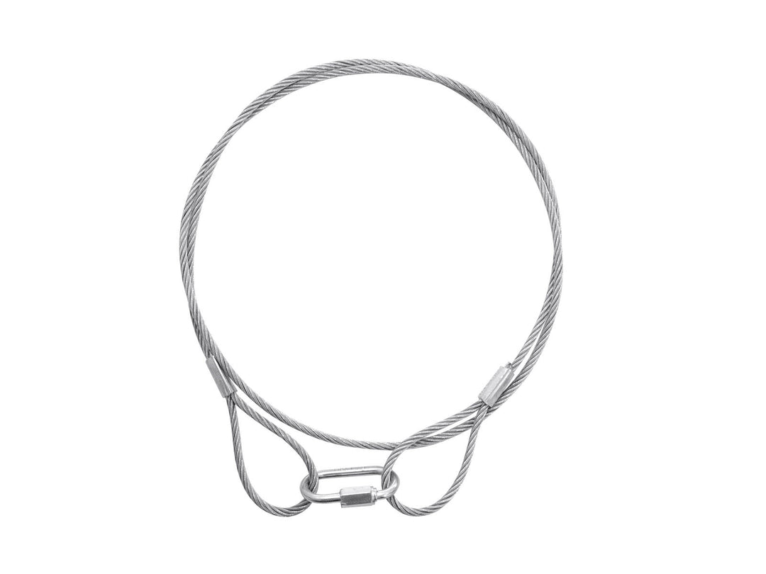 EUROLITE Câble en acier (SC) 900x3mm argenté