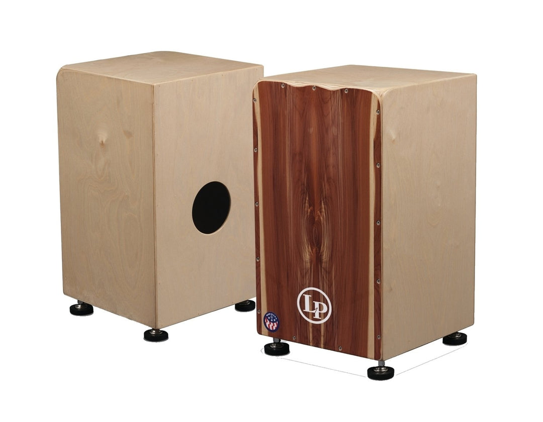 Latin Percussion Cajon Americana Flamenco en cèdre exotique avec cordes métalliques (LP1446)