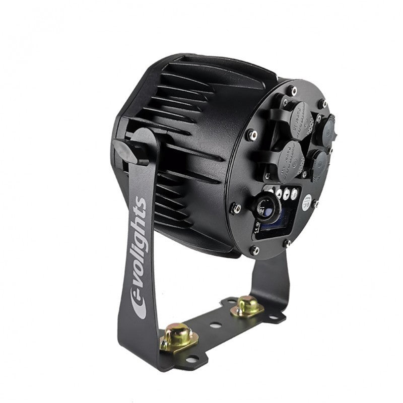 EVOLIGHTS GLACIER 7 LED PAR 7x10W RGBWA-UV IP65 éclairage de scène extérieur