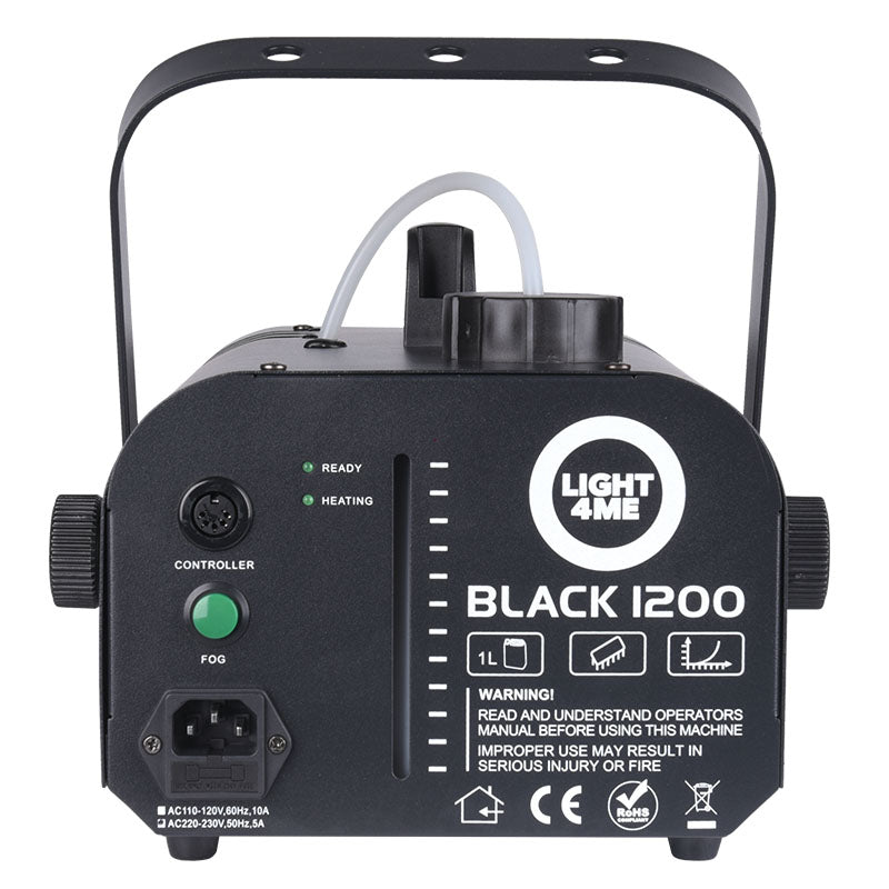 Light4Me 1200 BLACK machine à fumée