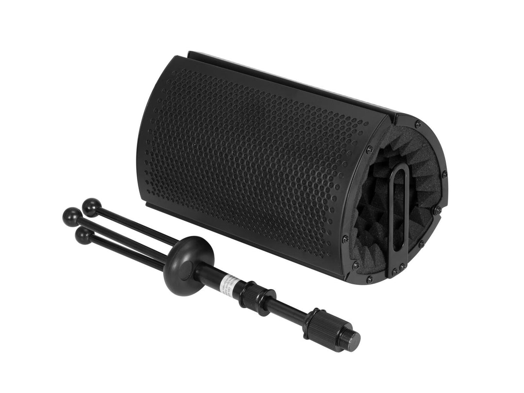 Système d’absorbeur pour microphone de bureau OMNITRONIC AS-04, pliable avec trépied