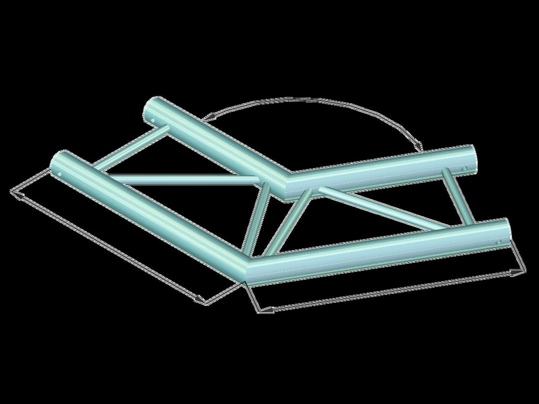 ALUTRUSS BILOCK BQ2-PAC22H 2 voies, angle 120°