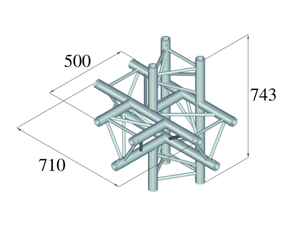 ALUTRUSS TRILOCK 6082AT-51 Pièce à 5 voies \/