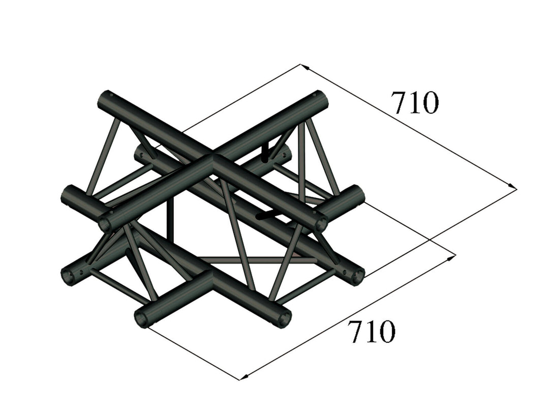 ALUTRUSS TRILOCK S-PAC-41 croix à 4 voies