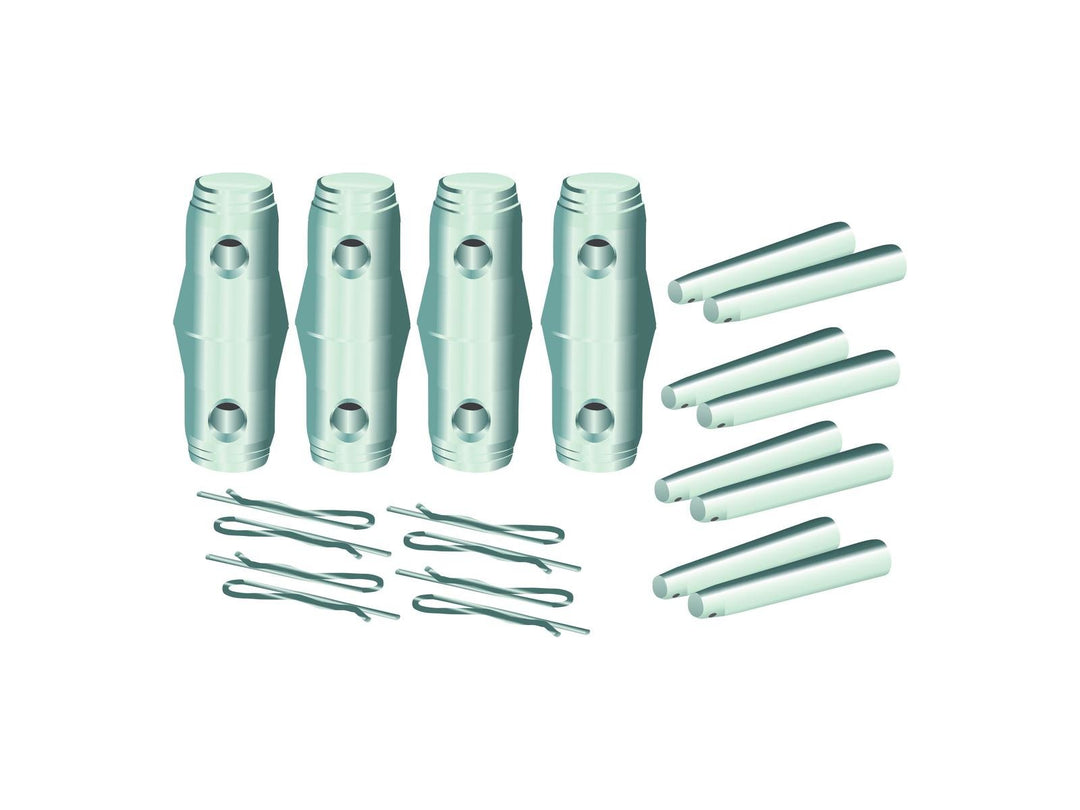 Alutruss QUADLOCK set cône de connexion/pivot/goupille