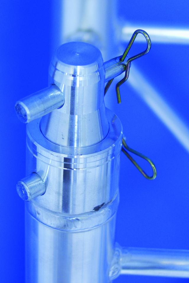 Alutruss QUADLOCK set connecting cone/pivot/pin