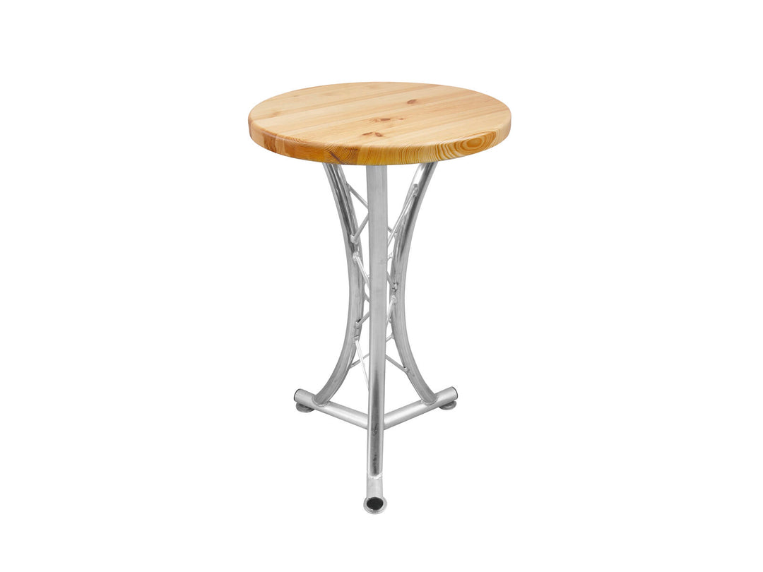 ALUTRUSS Table Bistro, incurvée