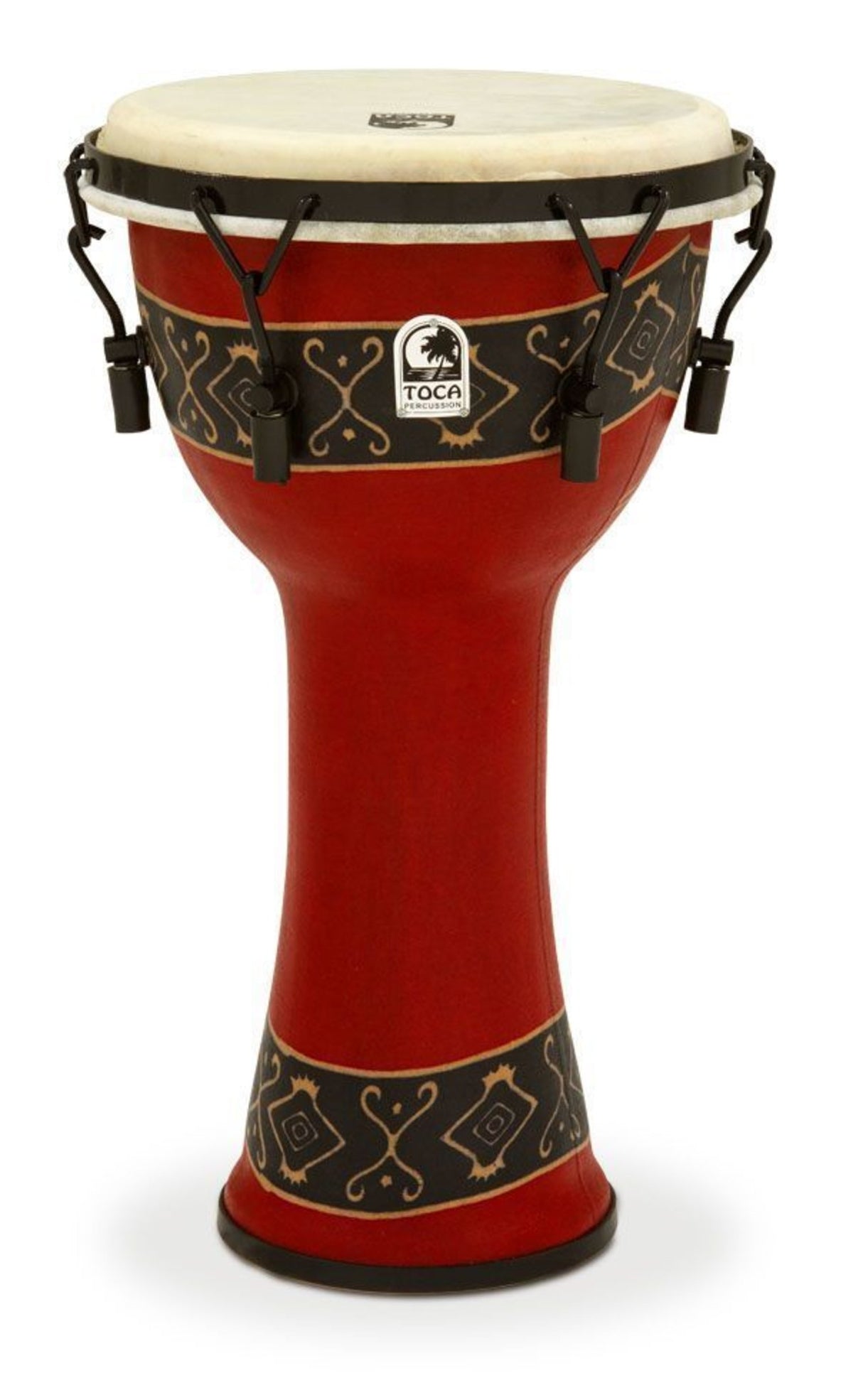 Toca Djembe Freestyle Mechanically Tuned - Bali Red (SFDMX-10RP)