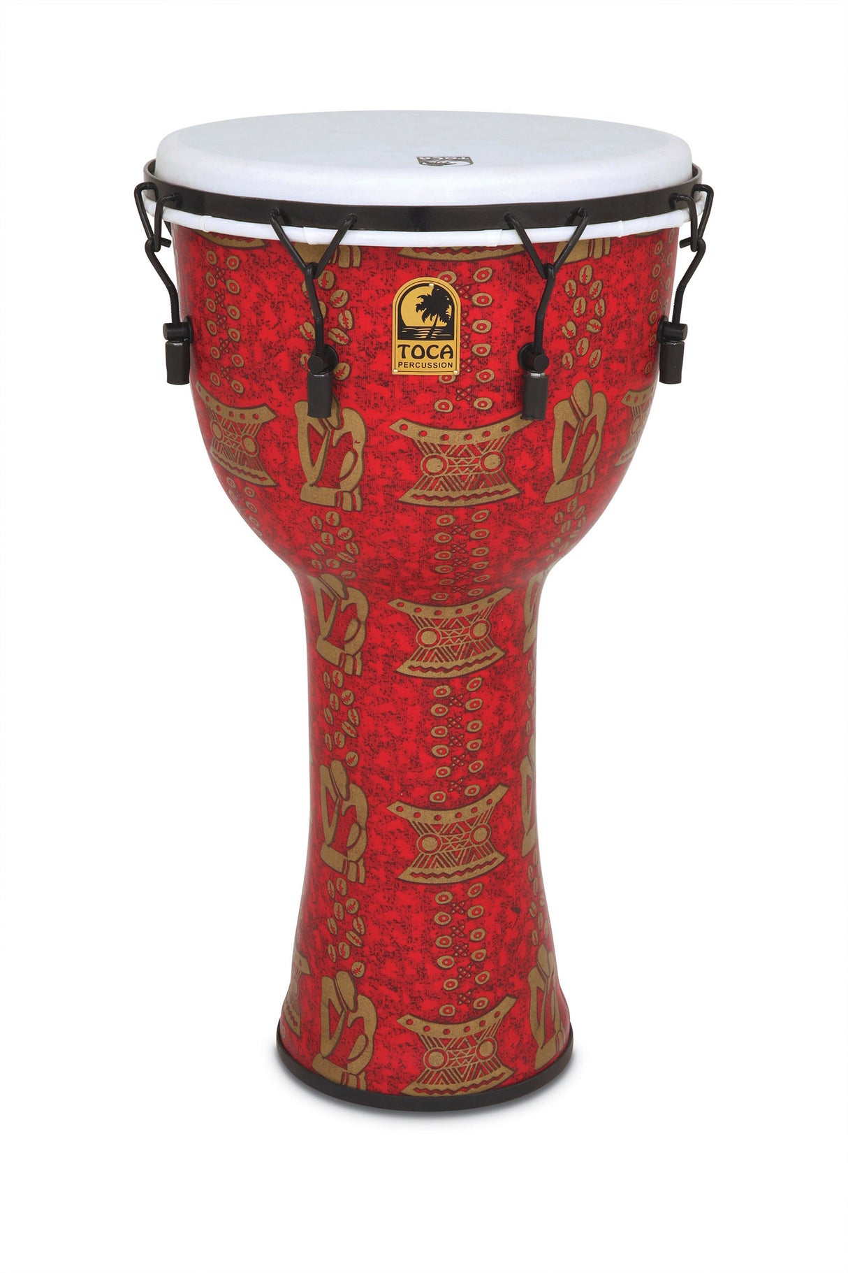 Toca Djembe Freestyle II Mechanically Tuned - Red Mask (TF2DM-14RMB)