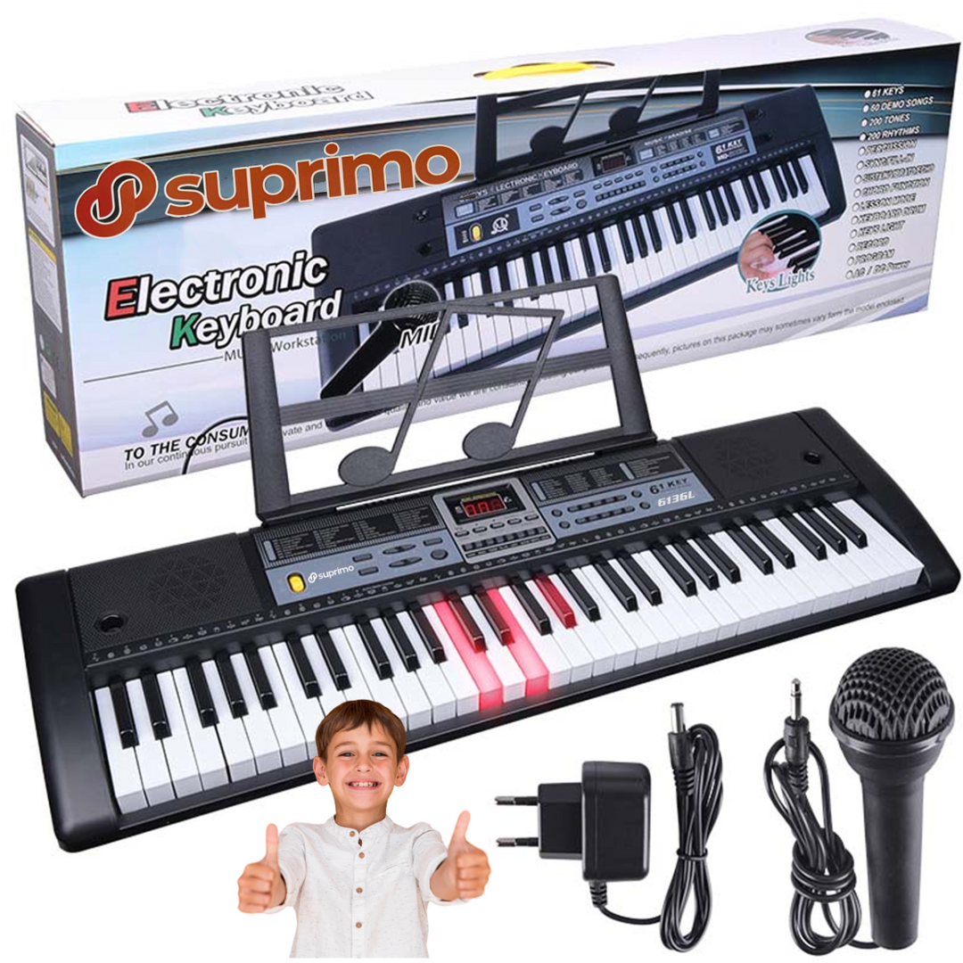SUPRIMO 6136L keyboard avec microphone