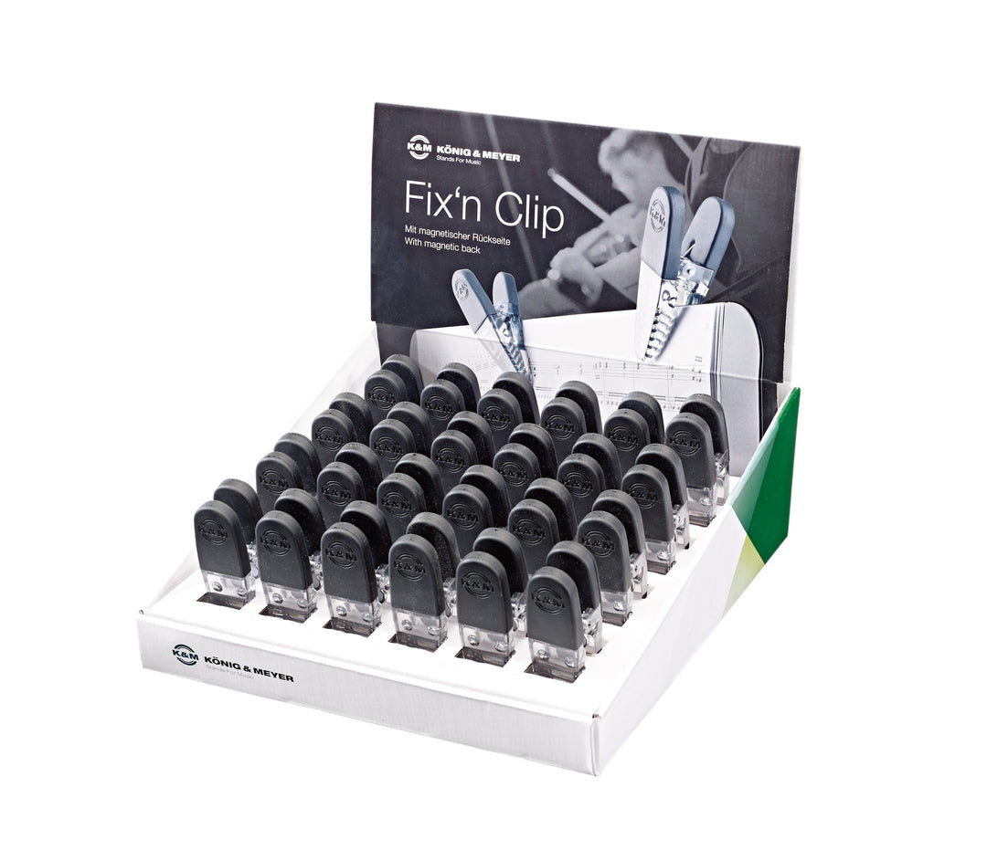 K&M 16055 Pinces pour partitions 24 pcs