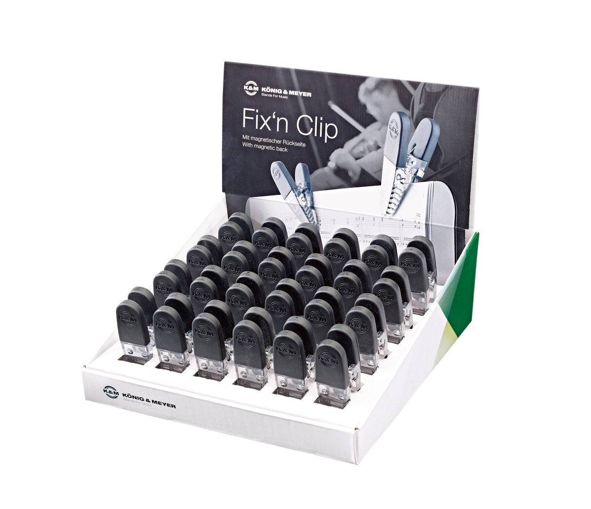 K&M 16055 Pinces pour partitions 24 pcs