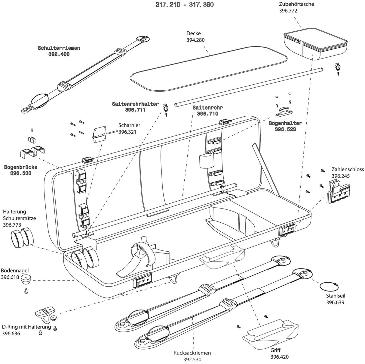 GEWA Bow holder - Bow holder
