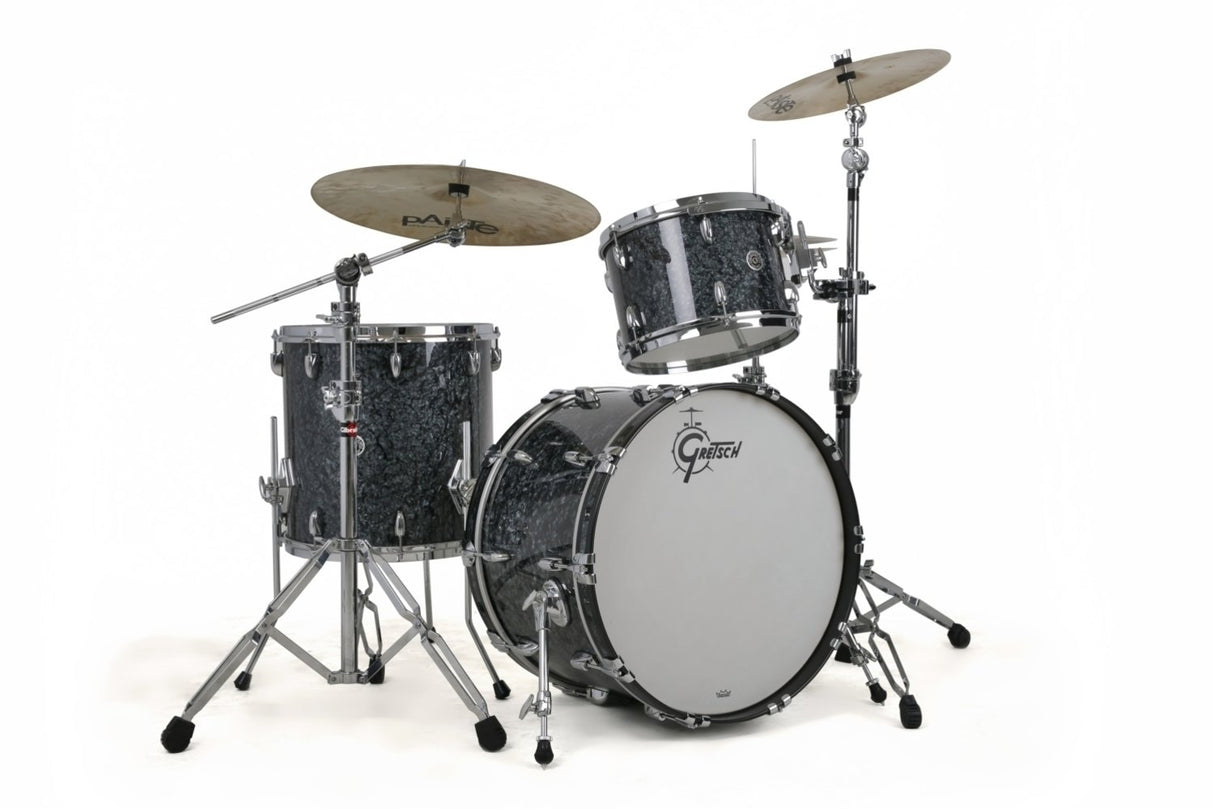 Gretsch Brooklyn Deep Black Marine Pearl Drum Set - Exhibition Model