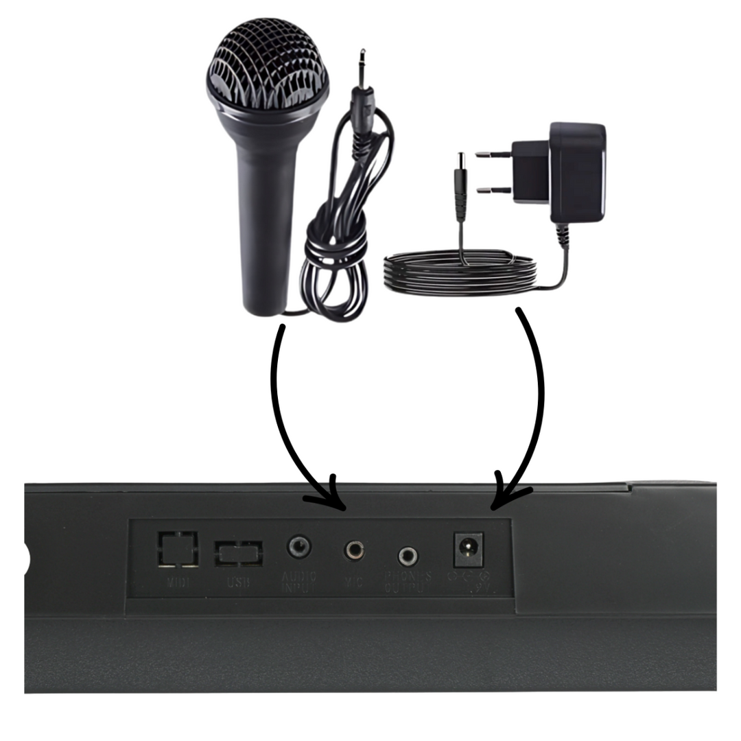 Suprimo EK611 Craviers 61 touches, Noir