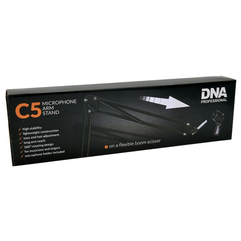 DNA C5 support de microphone de table avec bras articulé