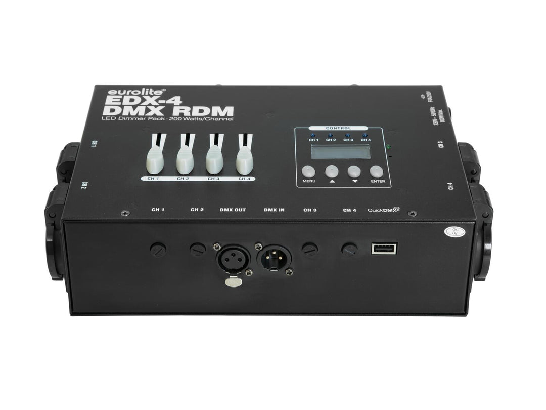 EUROLITE EDX-4 DMX RDM Gradateur LED Pack