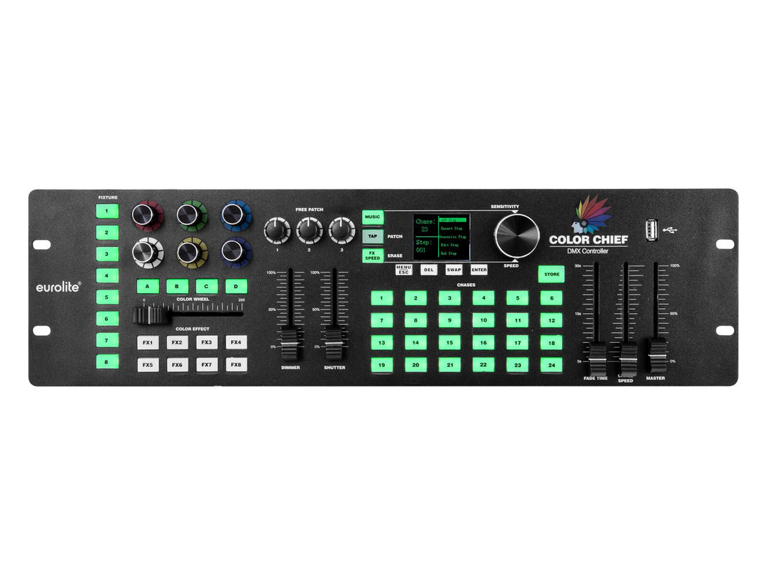EUROLITE Contrôleur de couleurs LED DMX Color Chief