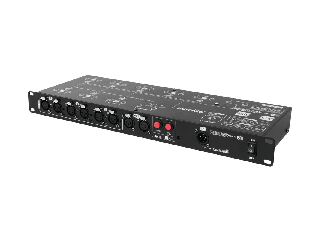 EUROLITE DMX Split 8X RDM Répartiteur