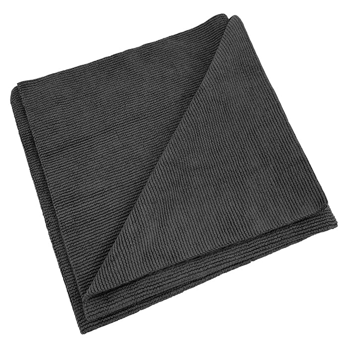 Chiffon en microfibre, 40x40cm, 330gsm, 10 pièces Noir