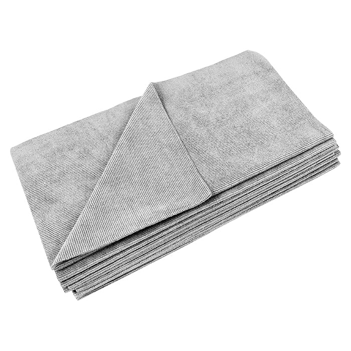 Chiffon en microfibre, 40x40cm, 330gsm, 10 pièces Gris