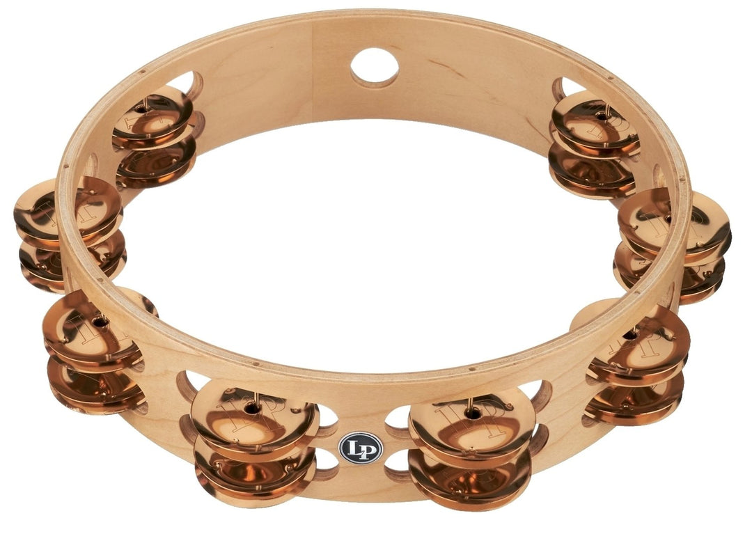 Tambourin Latin Percussion Pro 10 in Double Row - LP380B-BZ (LP380B-BZ)