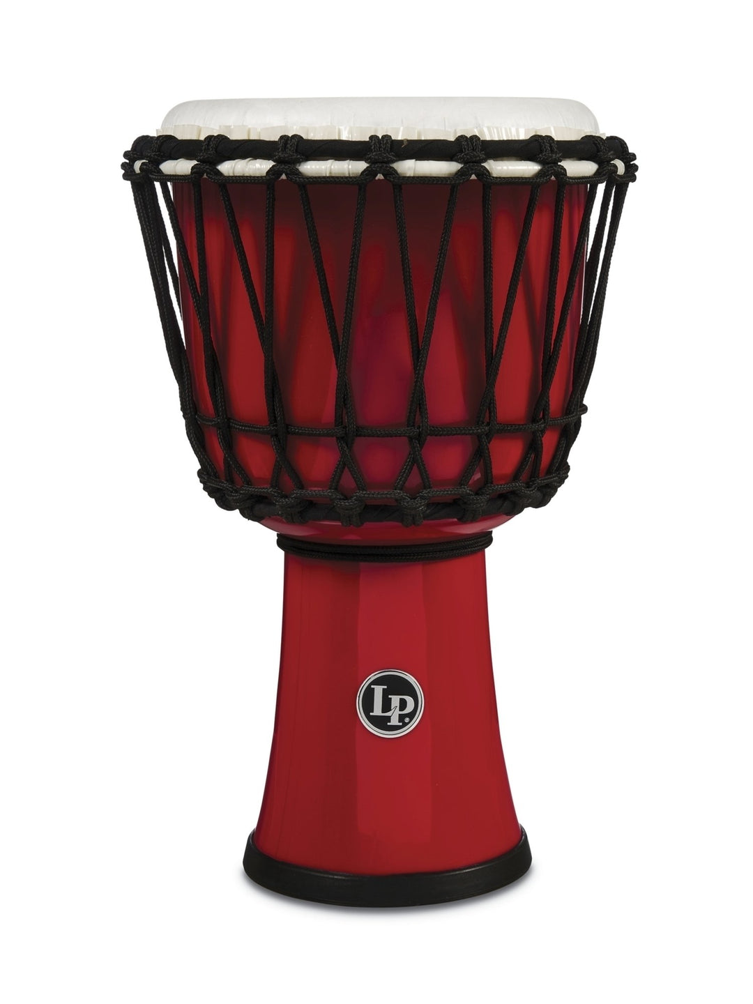 Djembés Latin Percussion World 7-inch à tension par corde Circle - Red (LP1607RD)