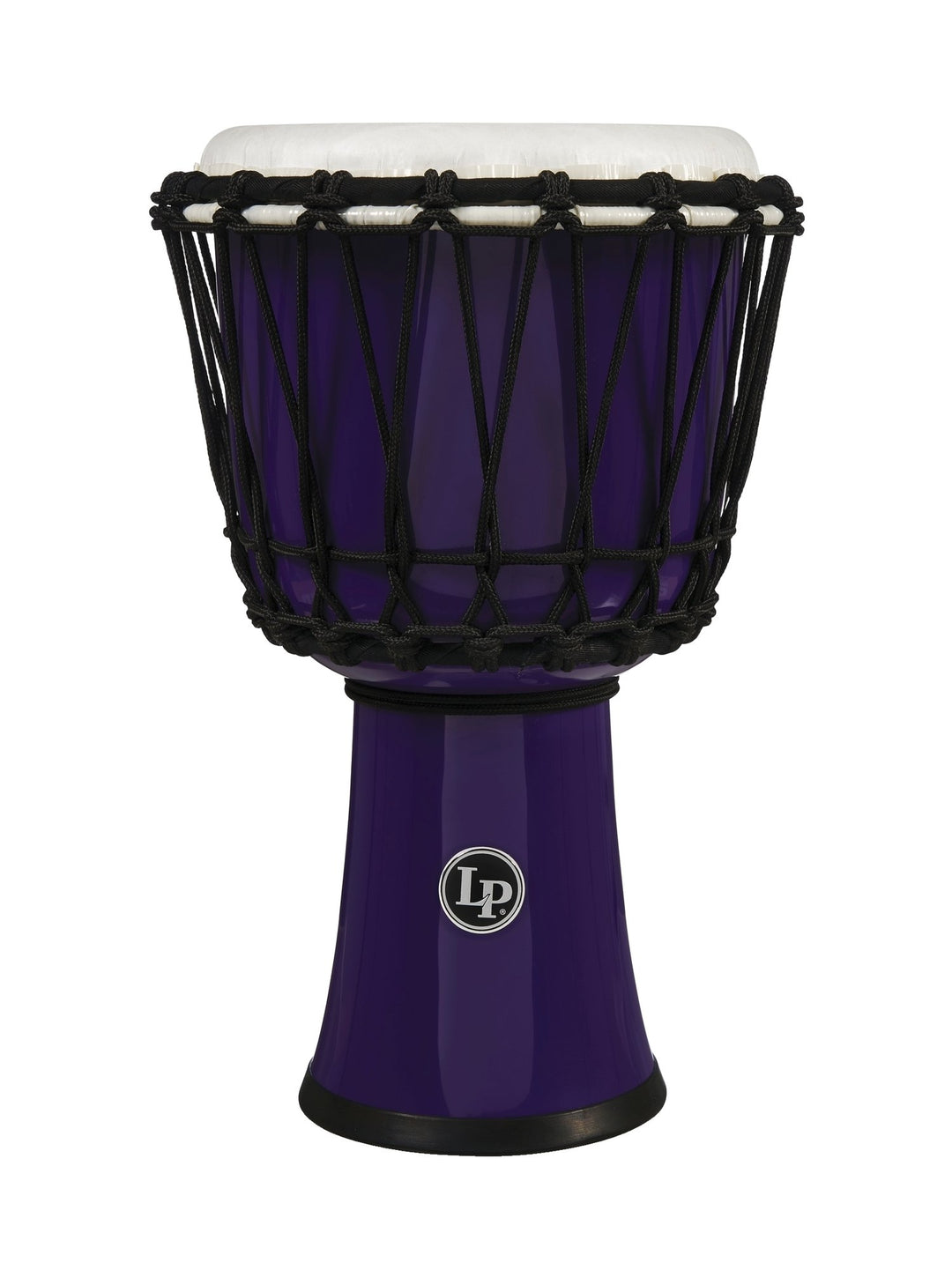 Latin Percussion Djembés World 7-inch Circle accordés par corde - Purple (LP1607PL)