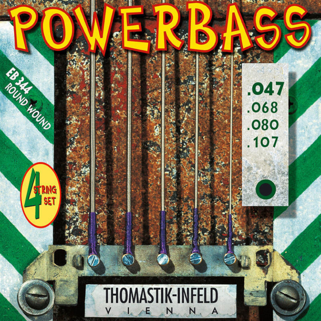 Thomastik-Infeld Cordes de basse électrique Power Bass Magnecore - Set 4 cordes long (EB344)