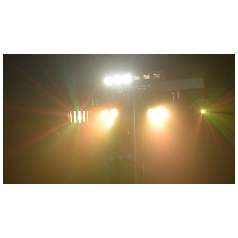 LIGHT4ME T-BAR LASER STROBE LED PAR DERBY UV IR multi-effets