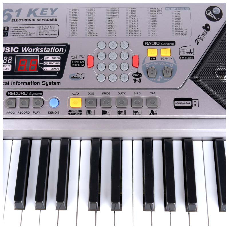 MQ 001 UF KLAVER touches d’orgue avec microphone pour