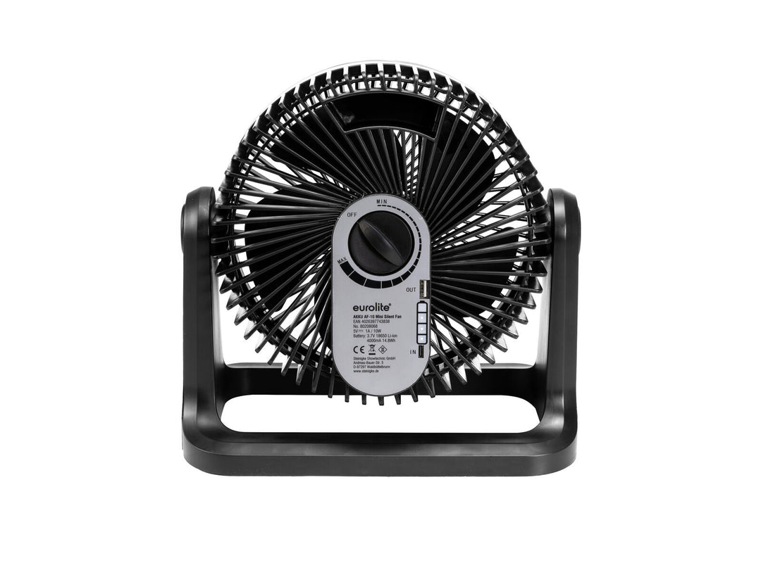 EUROLITE AKKU AF-10 Mini ventilateur silencieux