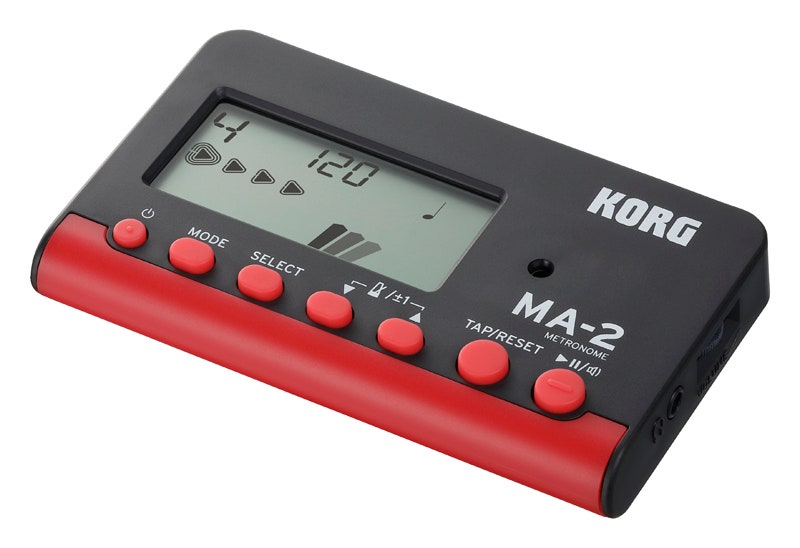KORG MA-2-BKRD métronome, Black et rouge.