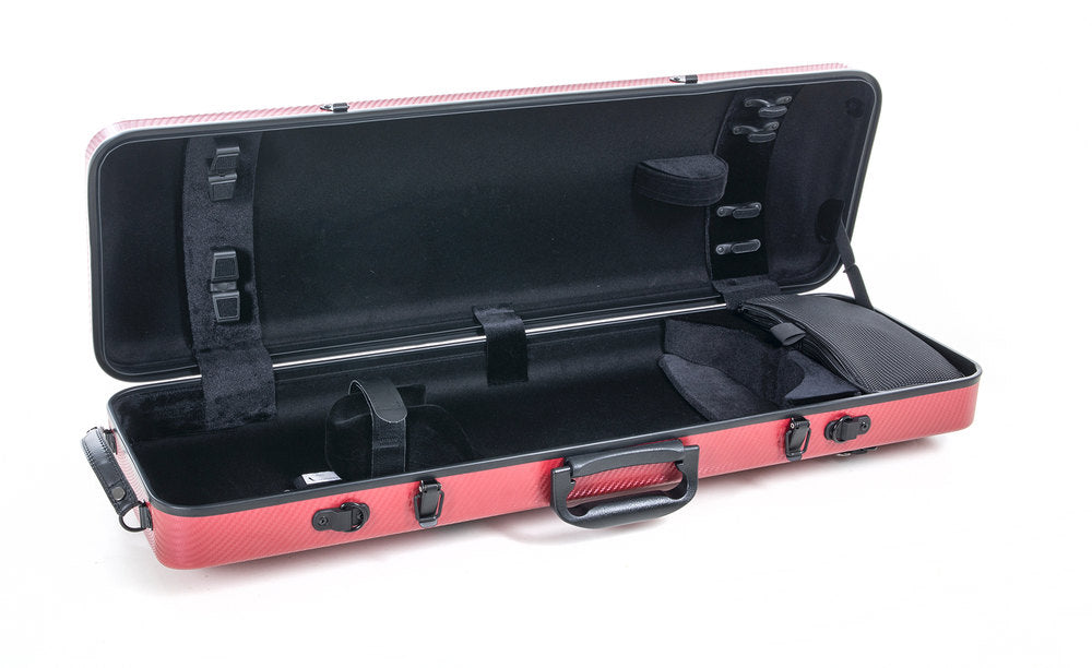 Étui pour violons GEWA Polycarbonate 2.4 4/4, rouge