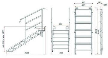 GUIPE ECP-06/440 Stage Stair Outdoor