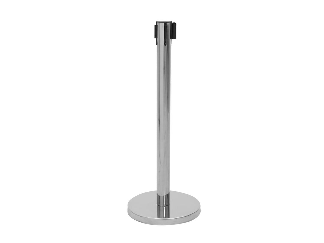 EUROLITE Système de barrières avec sangle noire rétractable