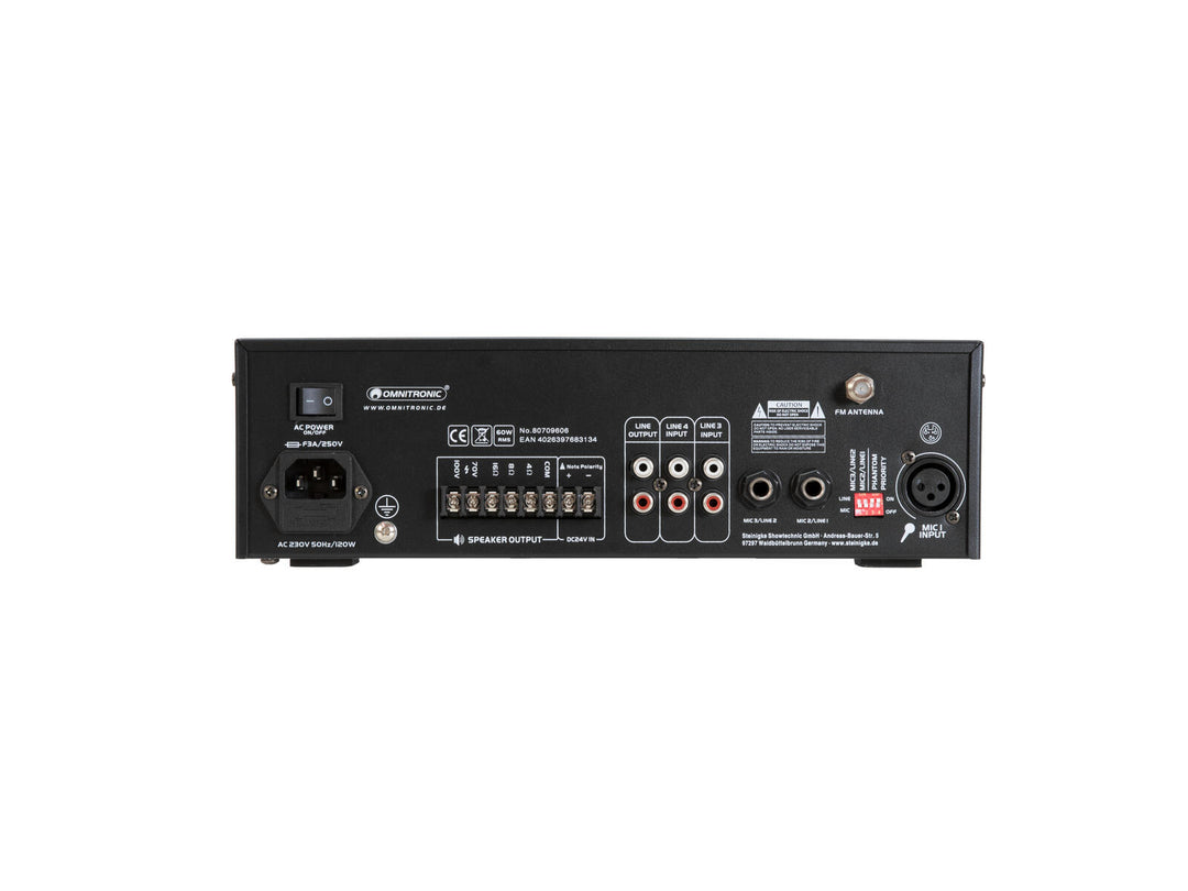 OMNITRONIC CPE-60P Amplificateur de mixage PA