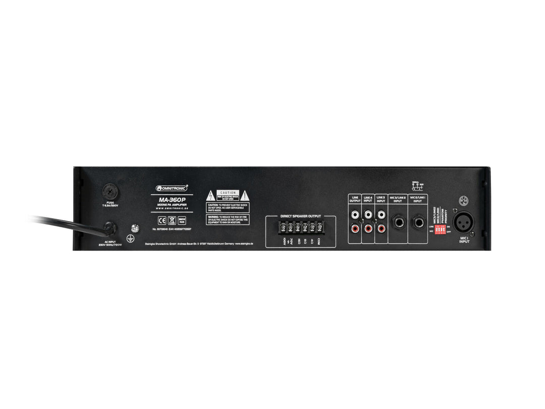 Amplificateur de mixage PA OMNITRONIC MA-360P