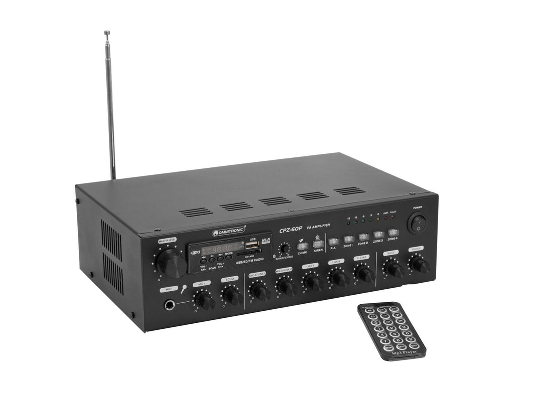 OMNITRONIC CPZ-60P Amplificateur de mixage PA
