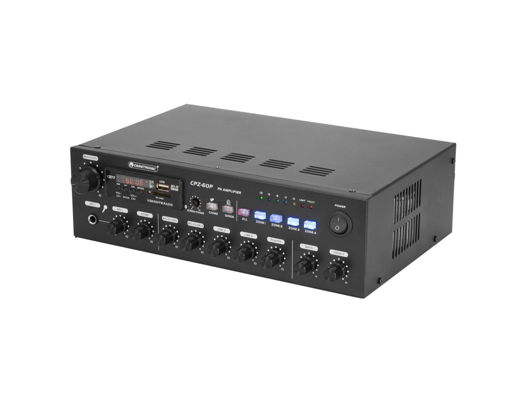 OMNITRONIC CPZ-60P Amplificateur de mixage PA
