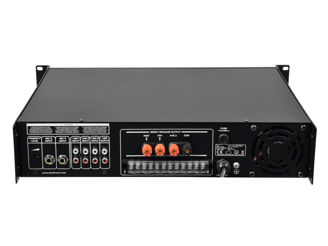 OMNITRONIC MPVZ-250.6 Amplificateur de mixage PA