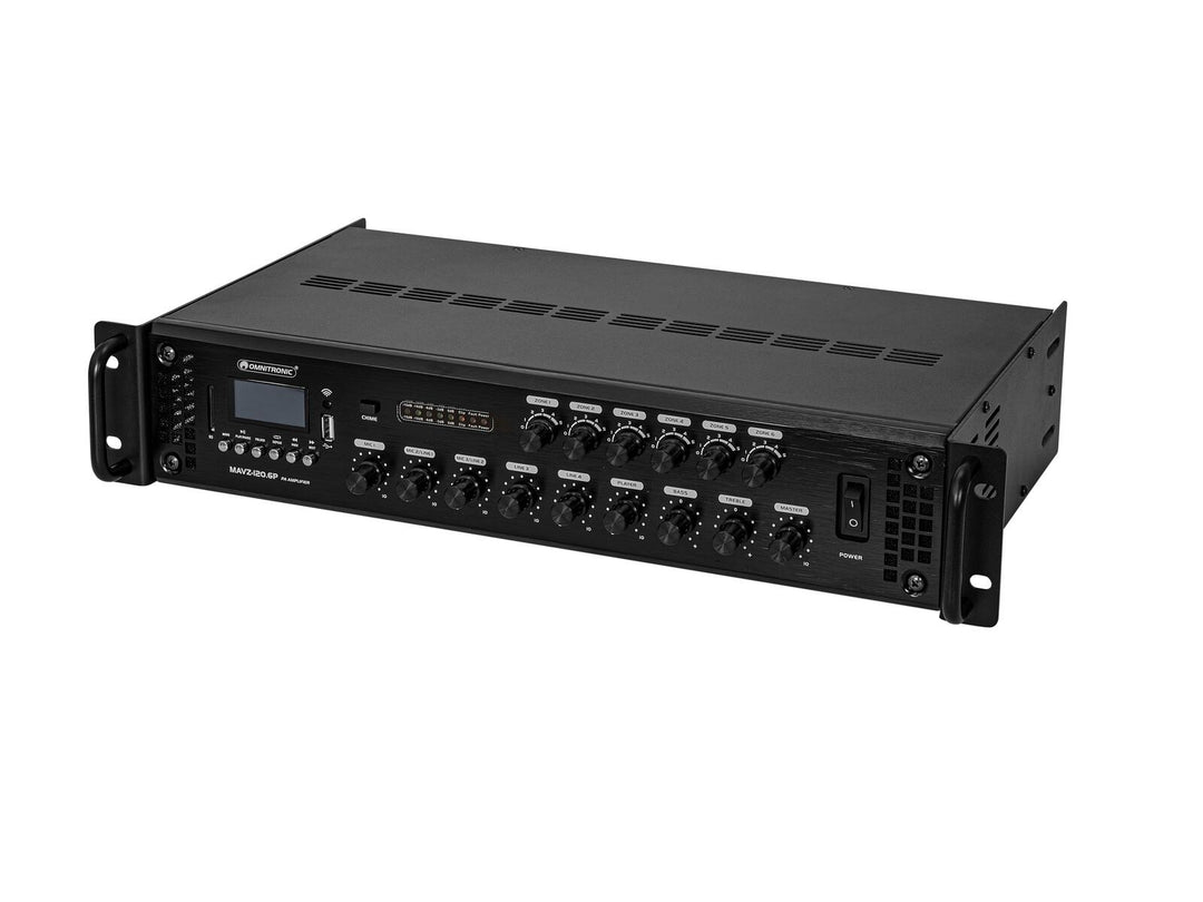 OMNITRONIC MAVZ-120.6P amplificateur de mixage PA