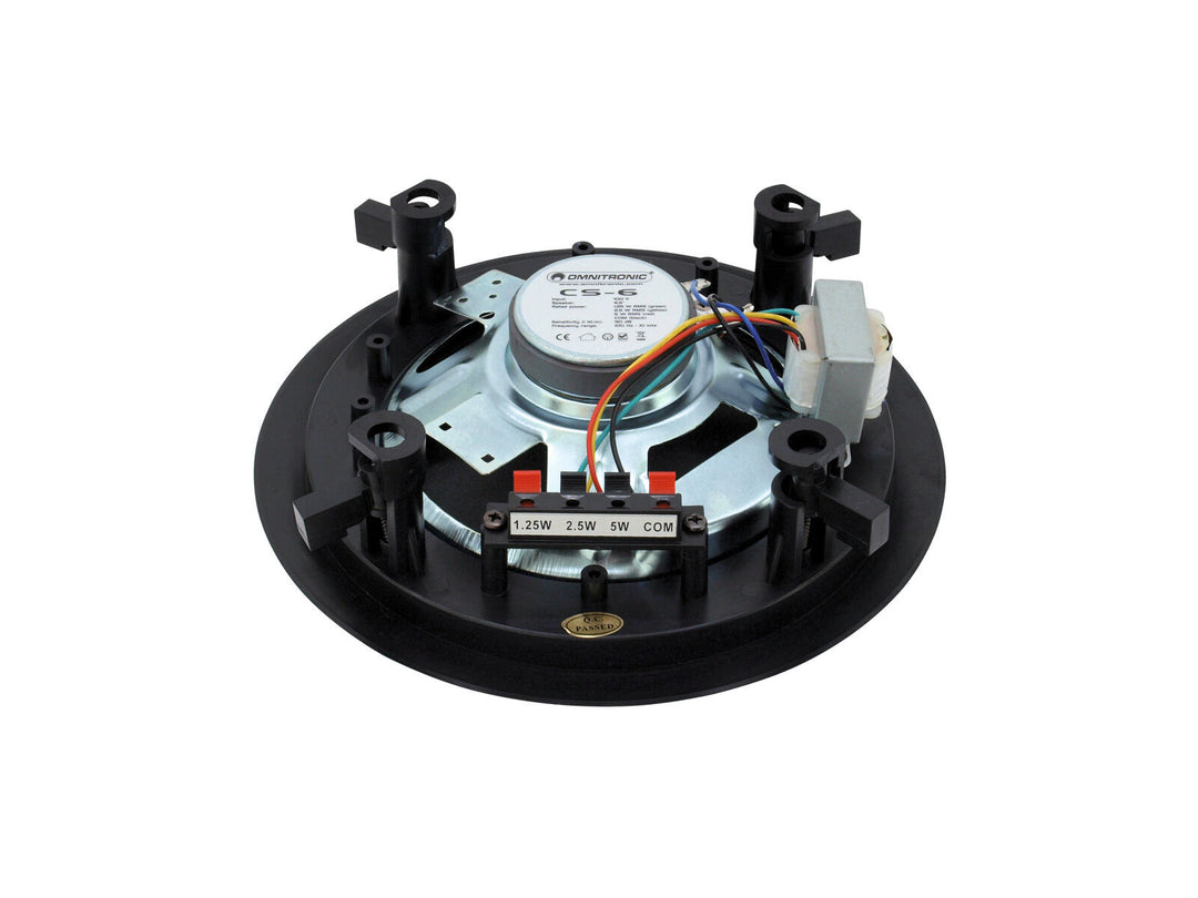 OMNITRONIC CS-6 enceinte de plafond noire