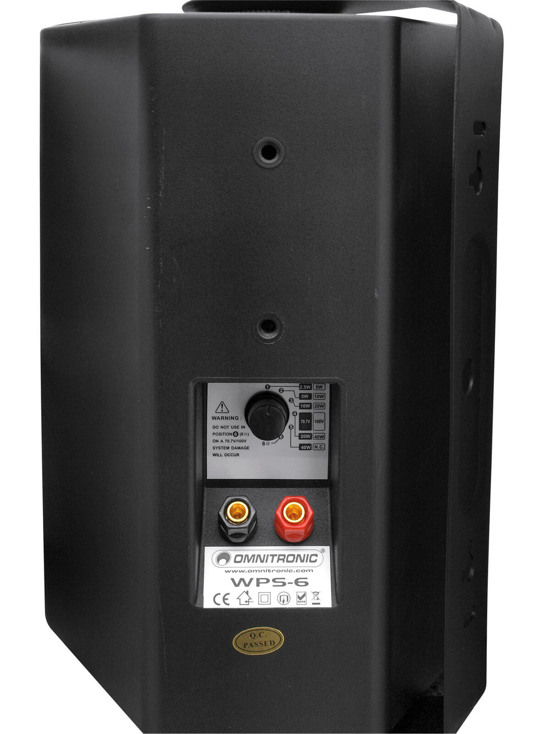 OMNITRONIC Enceinte murale PA WPS-6S