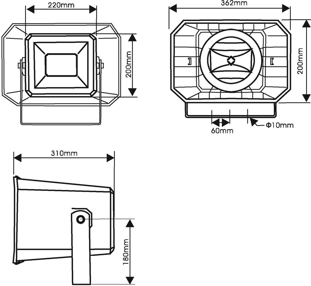 OMNITRONIC HS-60 haut-parleur à pavillon PA