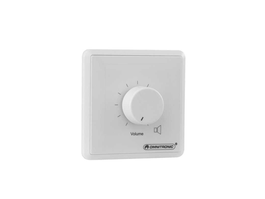 OMNITRONIC Contrôleur de volume PA, 5 W mono wh